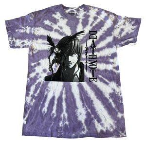 NWT Deathnote Purple Tie Dye Tee medium